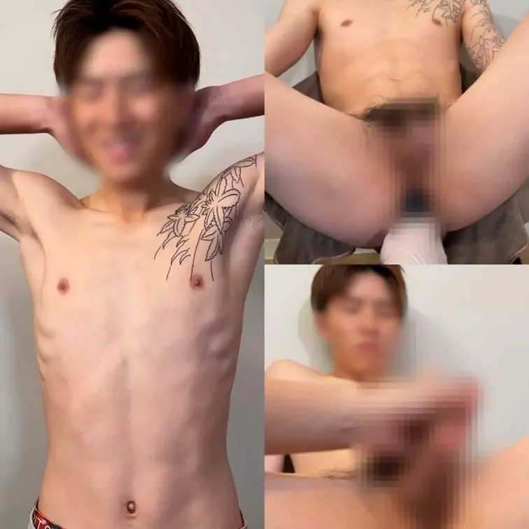 【168/58/19ノンケ】スタイル抜群！陸上部の爽やかイケメンが初アナル開発！