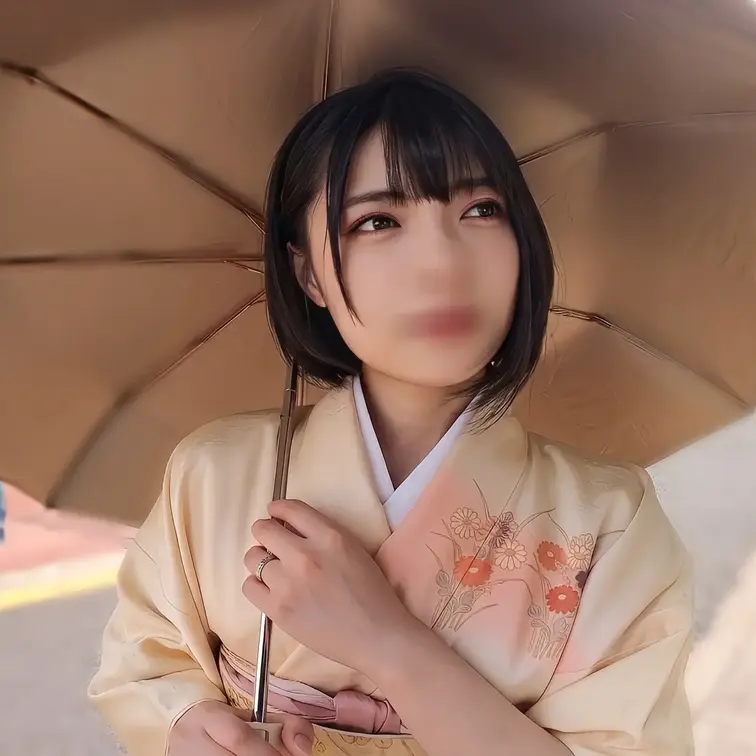 着物コンテストで入賞した禁欲妻Nさん