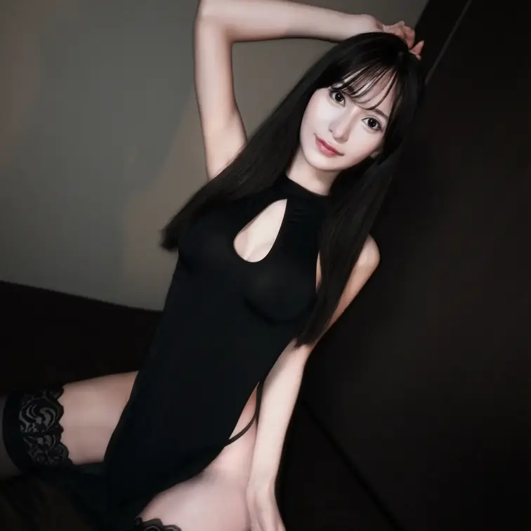 ブラックドレスでエッチな動画撮ってみました♡
乳首がすけてて逆に恥ずかしい（笑）
コメントやいいねお待ちしてます(^