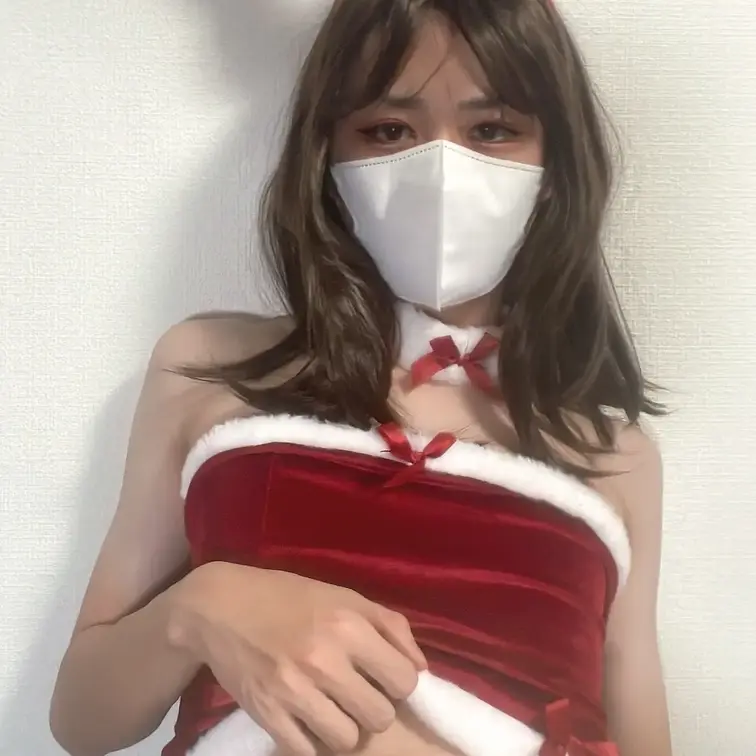 クリスマスコスプレでオナニーしちゃうおとこの娘♡