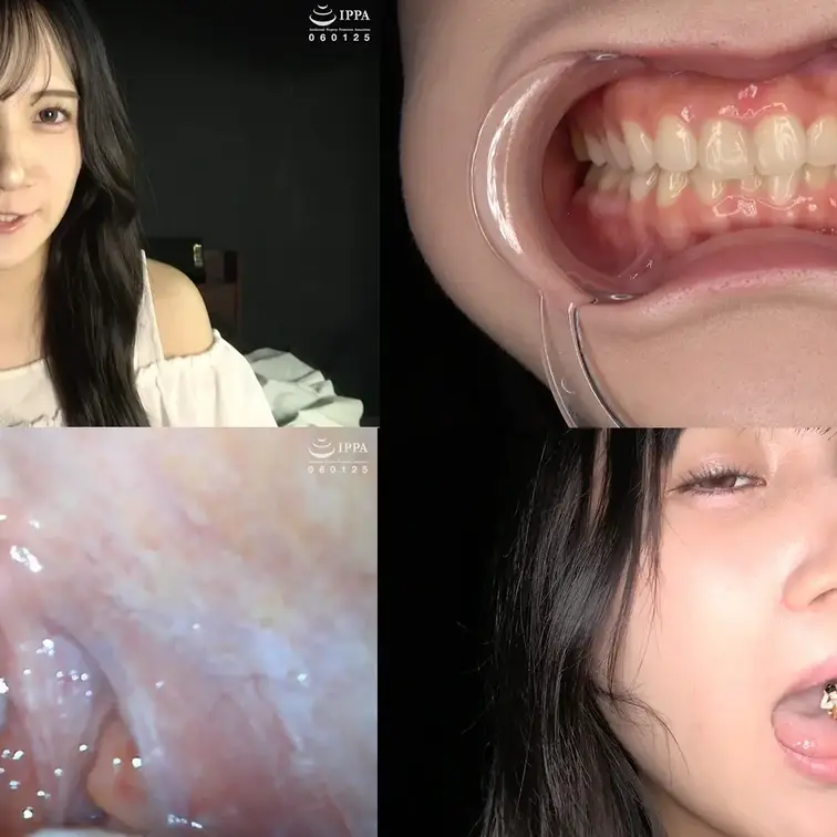 【口内・口腔】「アイドル級美女の激レアな口内・歯・のどちんこ観察プレイ&巨大女フェチプレイ！」西尾まりな

アイドル