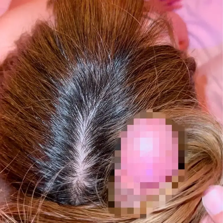 口で抜いた後は、綺麗な髪でコキまくります❤️