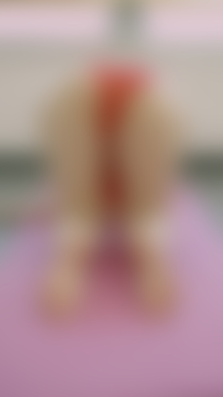 両脚をしっかりと身体に付けてみましょう♪😋💖 (2/2)