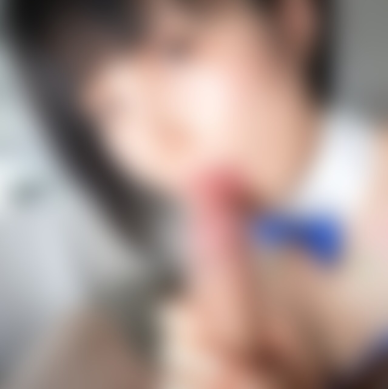 光沢ニーハイバニーで足コキ (2/2)