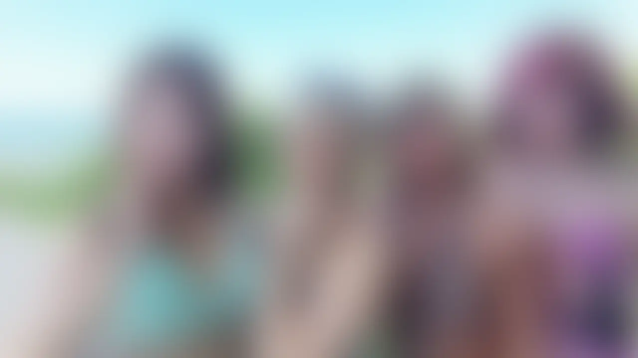 【ギャルサー企画第2弾】令和のギャルサー夏合宿編 後編🌺♡ あやみん × もか × かなめ× 黒桃てゃん ♡ sample 1