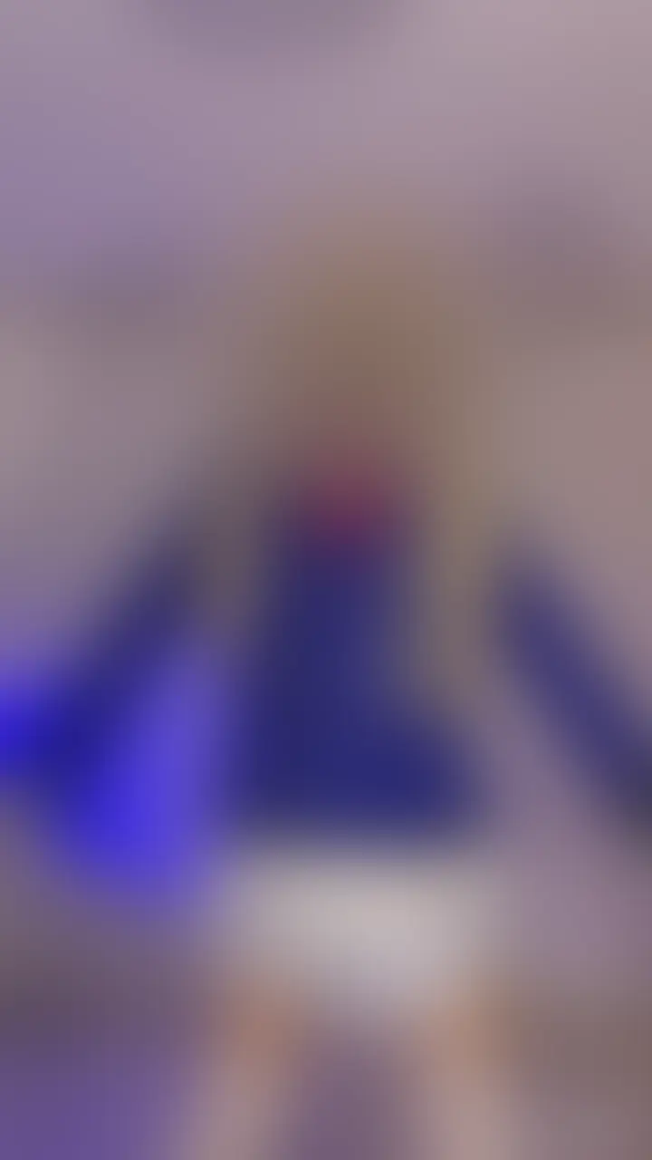 『金髪男の娘がアイカツコスプレ女装する動画💕🩵💛』 sample 1