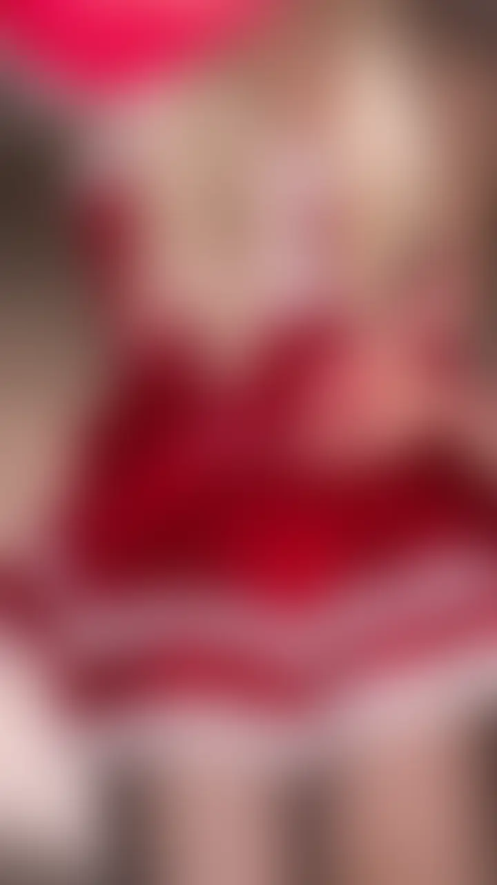 『鏡の前でサンタコスして射精する男の娘🎄❄️✨💕』 sample 1
