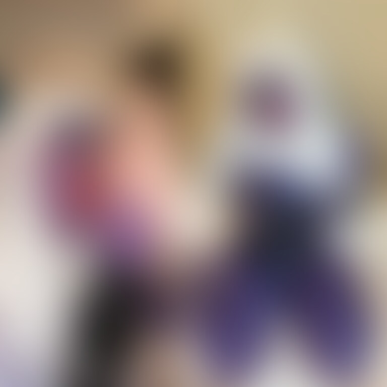 全身紫色の闇堕ちダークシスターがぐちょぐちょにしてあげる💜😈 (2/2)
