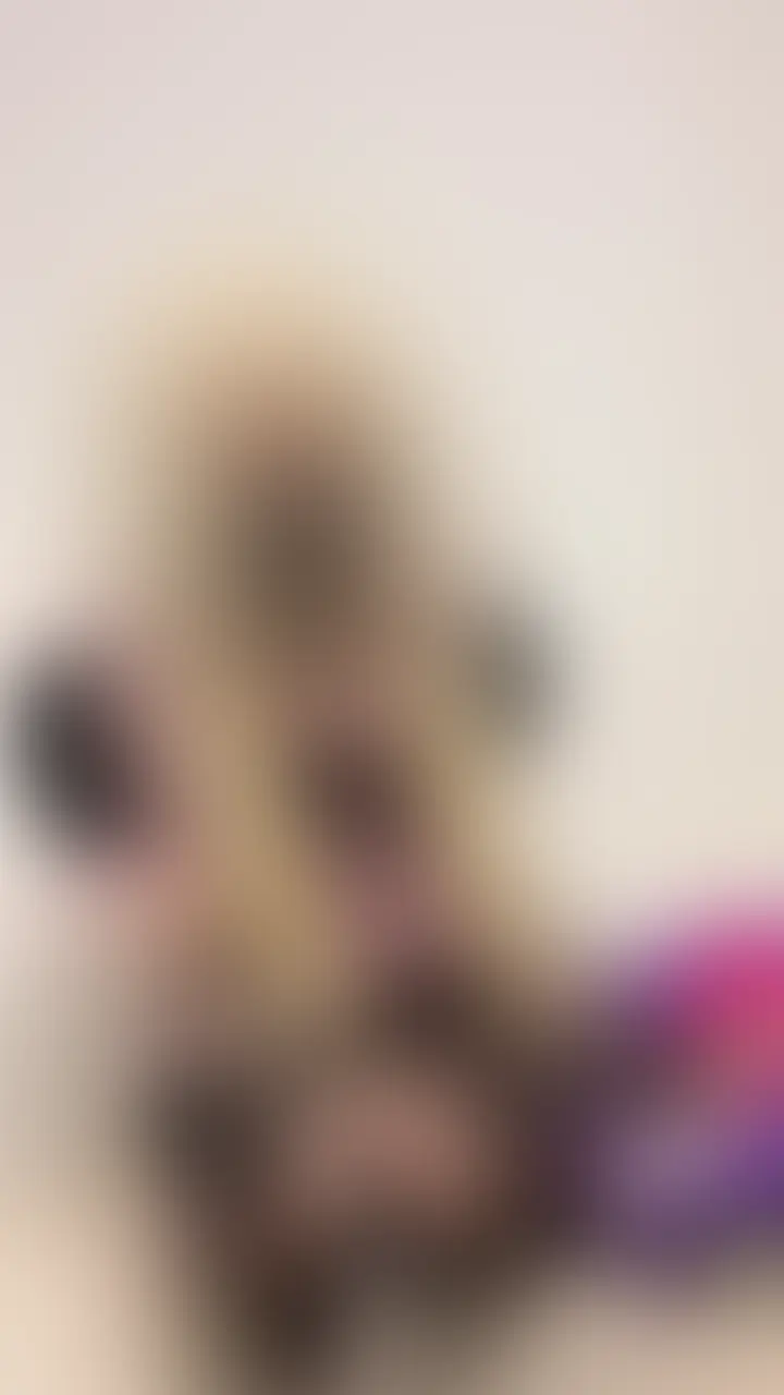 『金髪女装男子(おとこのこ)がメイド服着て自分の顔に届く大量射精💛』 sample 1