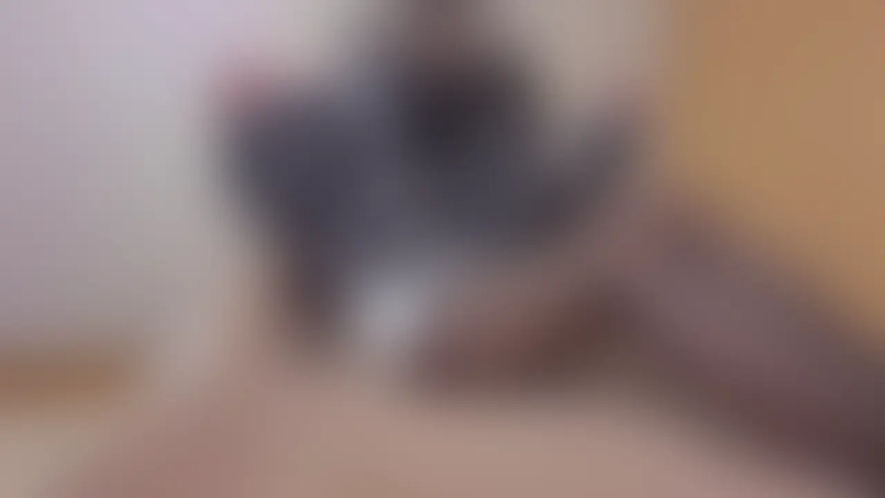 『女装男子が黒タイツ履いてオナホコキ射精🍼💕』 sample 1