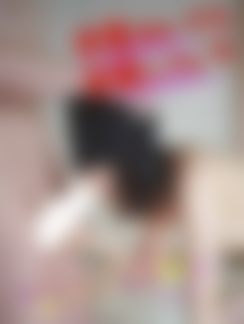変態だよ❤️目隠しフェラ❤️目隠しされて、余計に濡れちゃう😚💦外国人の巨大ちんちん、いっぱい舐め舐めしました😚 (2/2)
