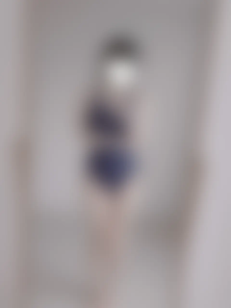 白乃あいり👀「ご褒美プラン限定でスク水着てみたよ♡ 体のライン隠せないからなかなか恥ずかしいʕ ྀི⸝⸝∩༝∩ ⸝⸝ ྀིʔ これからもコスプレ載せていくねー！」の投稿サムネイル