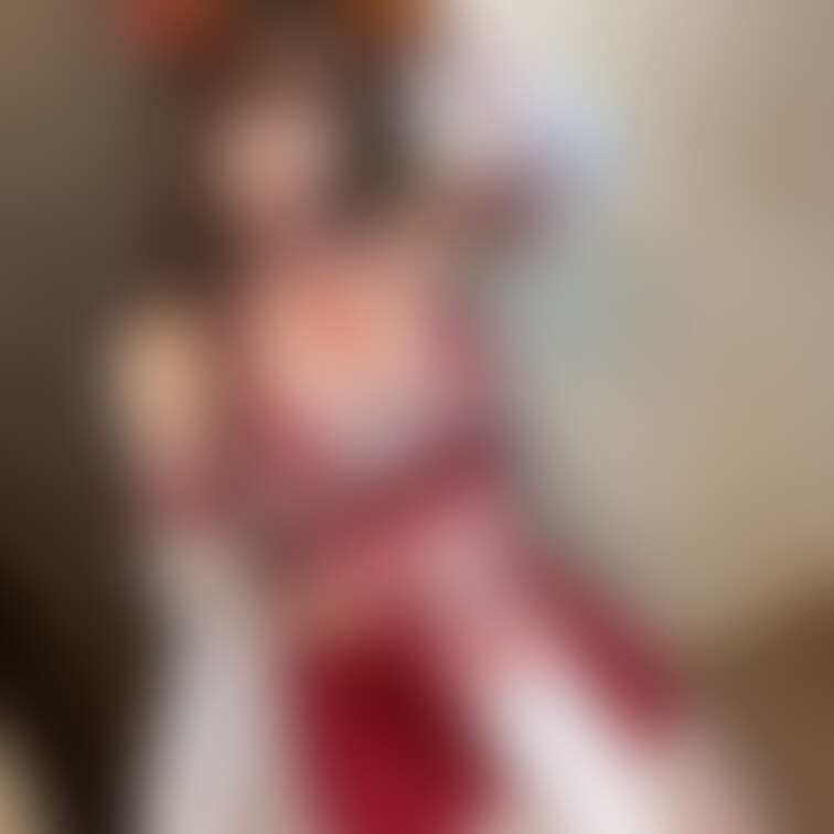 狐巫女ちゃんコスしたよー🦊♡