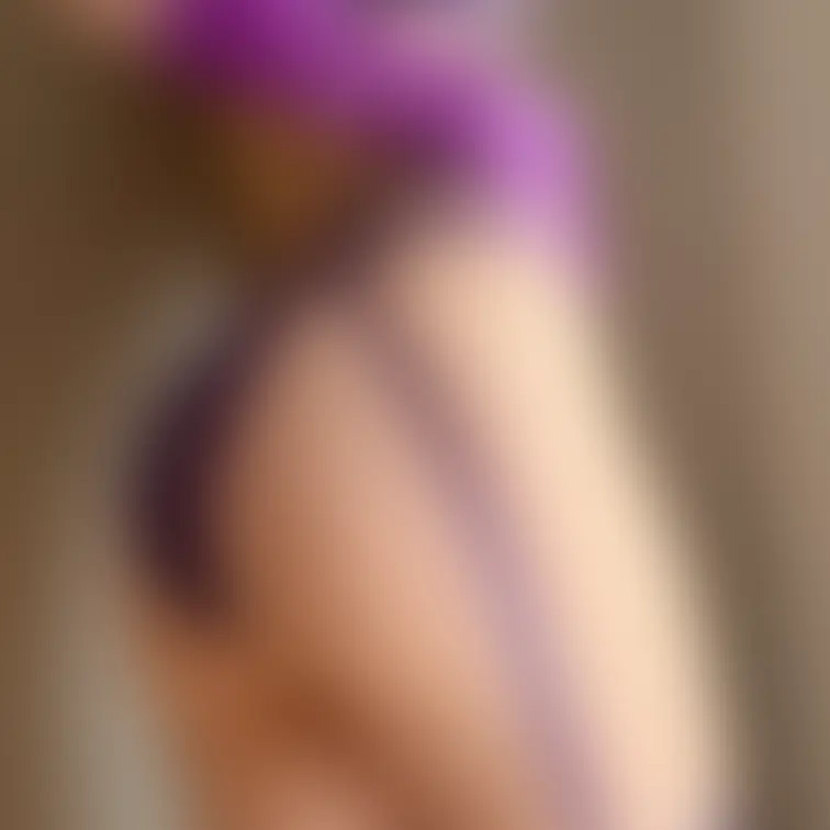 ちょっとセクシー紫下着😘乳首も😘