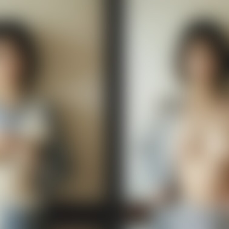 着衣と脱衣の並べた画像です    画像№1615