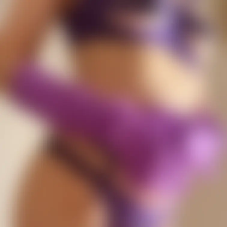 ちょっとセクシーな紫の下着🥰
乳首でちゃってるバージョンです😘