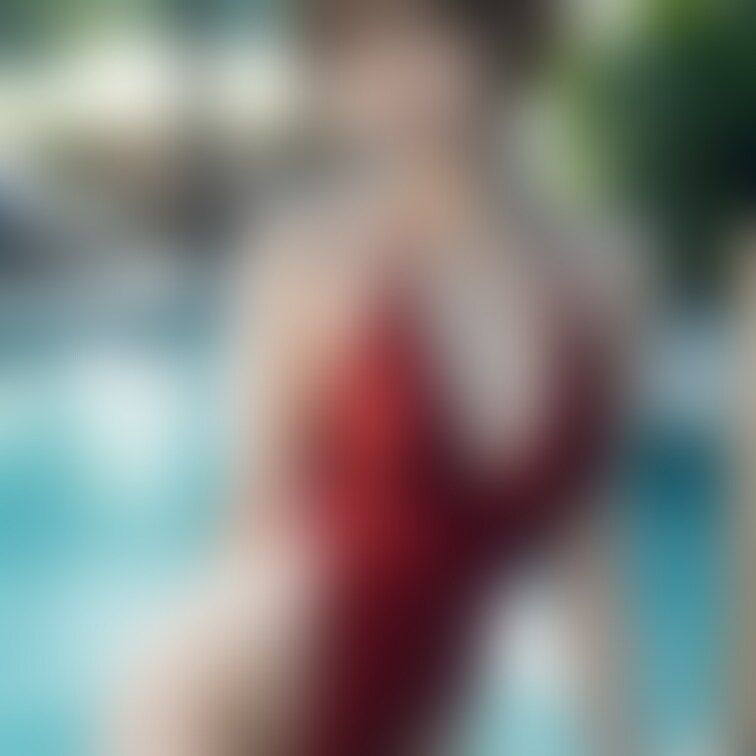 ボブ少女のセクシー水着