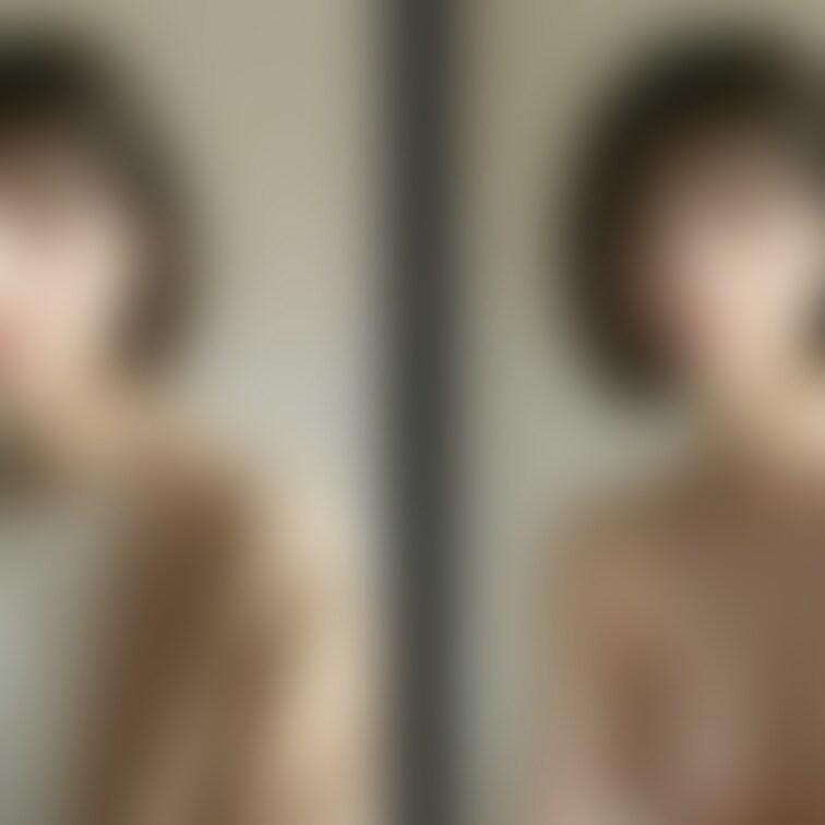 着衣と脱衣を並べた画像です。画像№1008