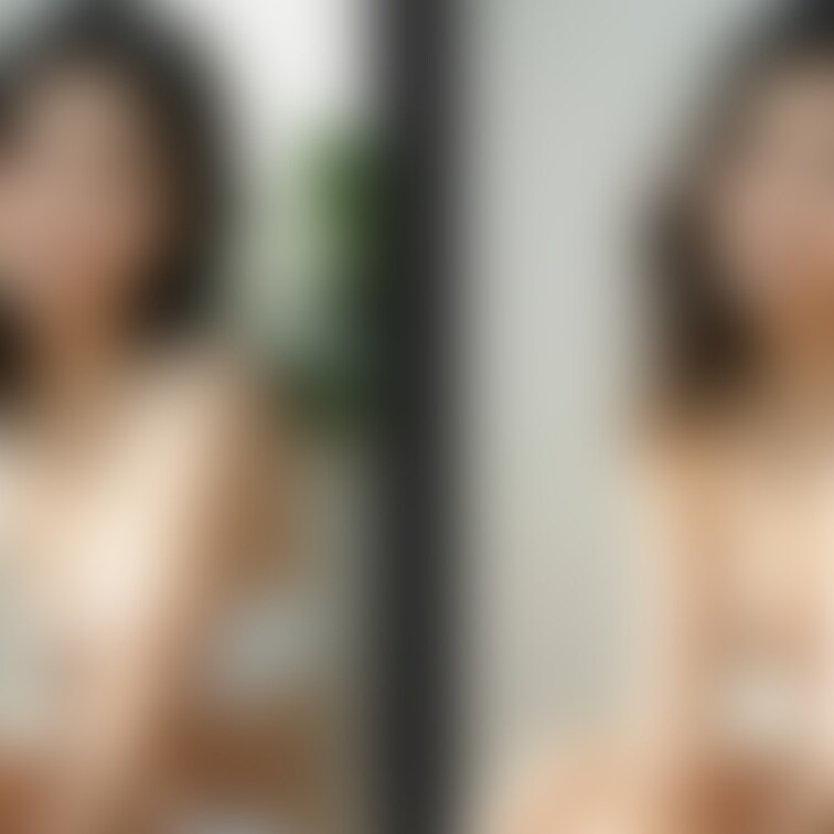 着衣と脱衣を並べた画像です。画像№711
