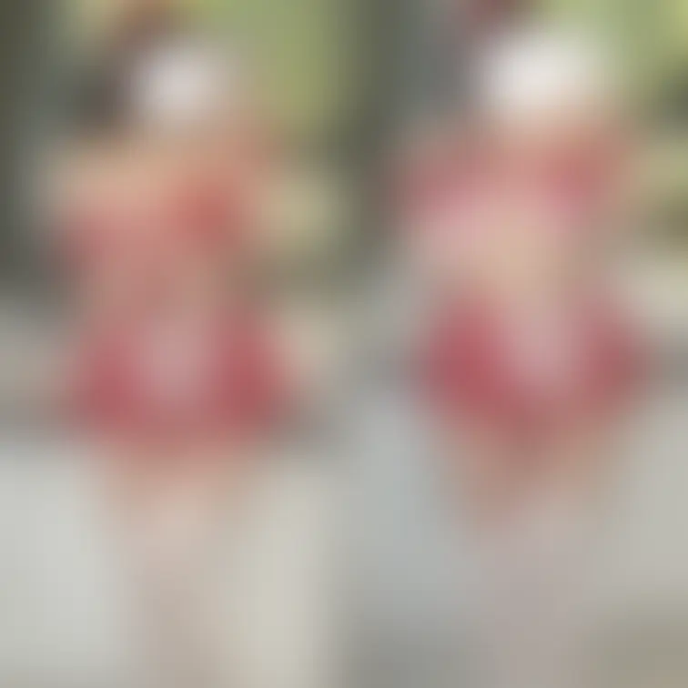 ❤️えっちな赤色メイドさんになりました❤️