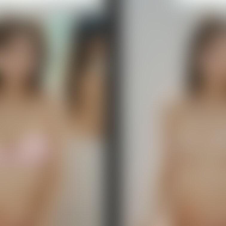 着衣と脱衣を並べた画像です。画像№624