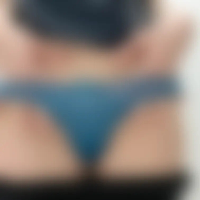 青緑のパンツ🩲後ろがレースで可愛いです♪