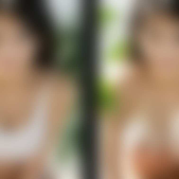 着衣と脱衣を並べた画像です。画像№722