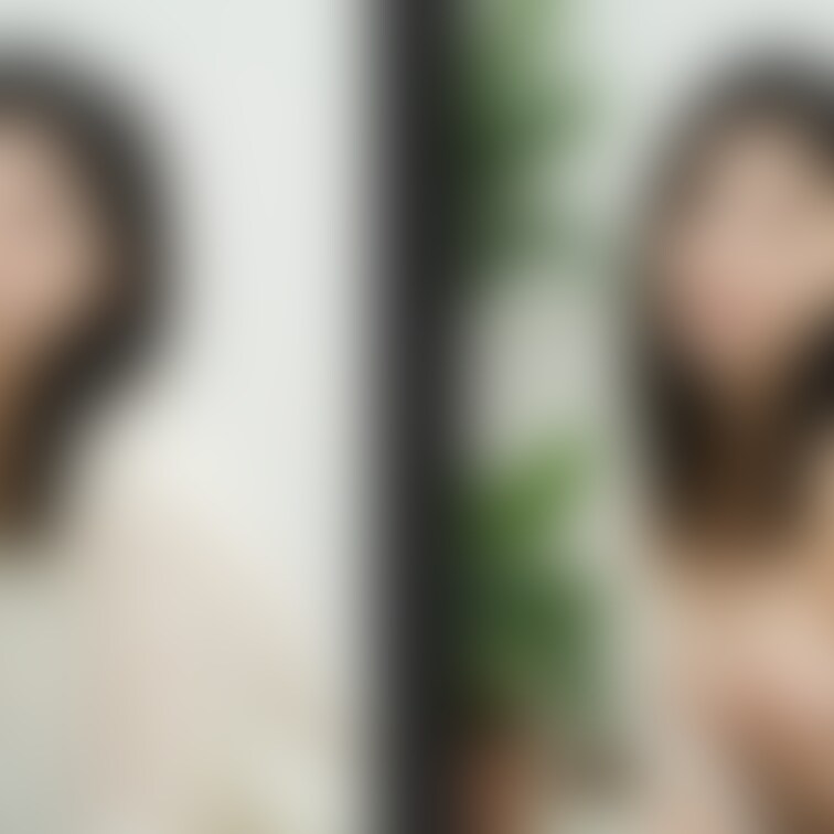 着衣と脱衣を並べた画像です。画像№457