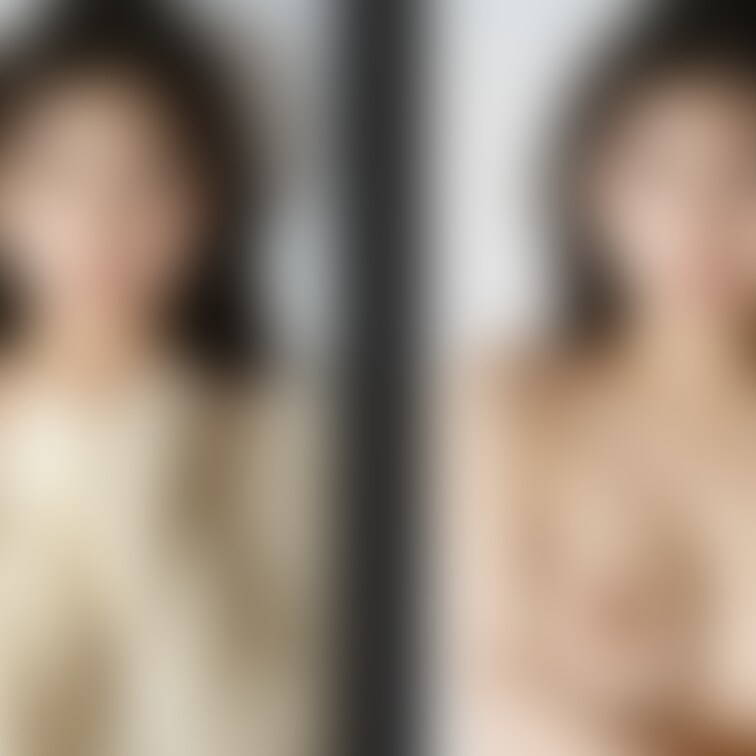 着衣と脱衣を並べた画像です。画像№261