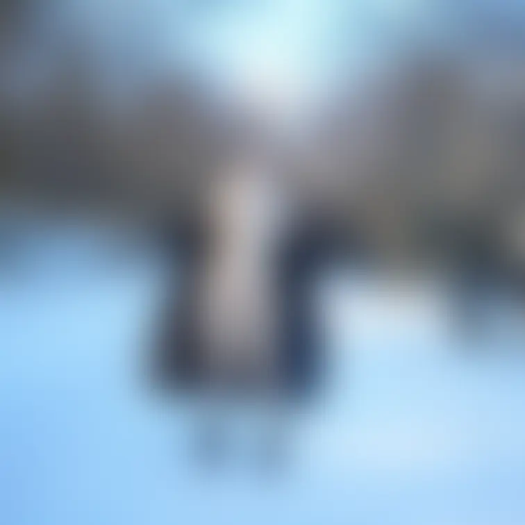 雪の中で野外露出🥰