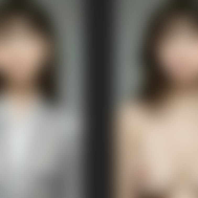 着衣と脱衣を並べた画像です。画像№982