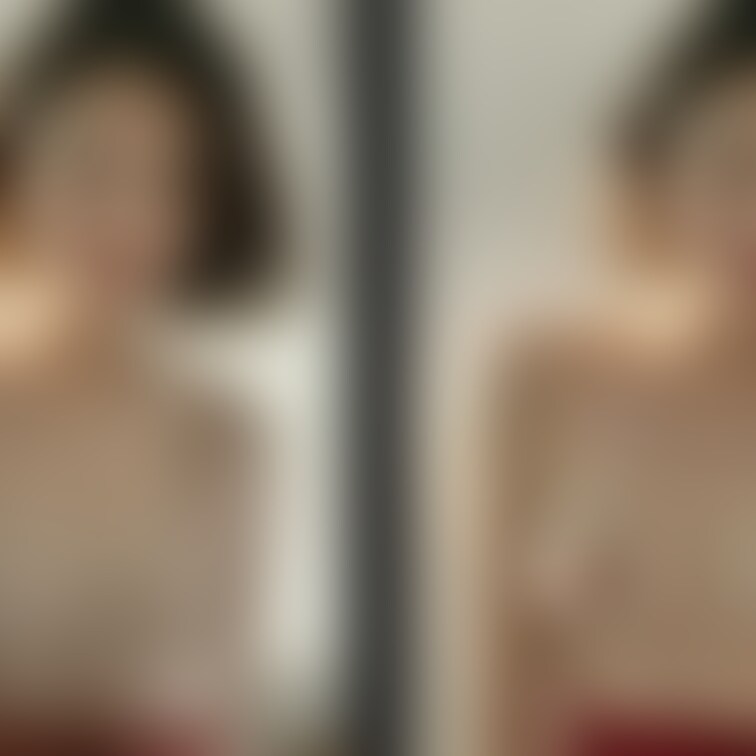 着衣と脱衣を並べた画像です。画像№836