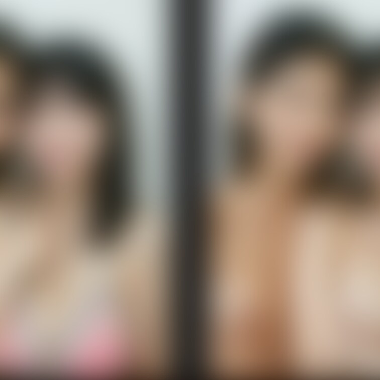 着衣と脱衣を並べた画像です。画像№668