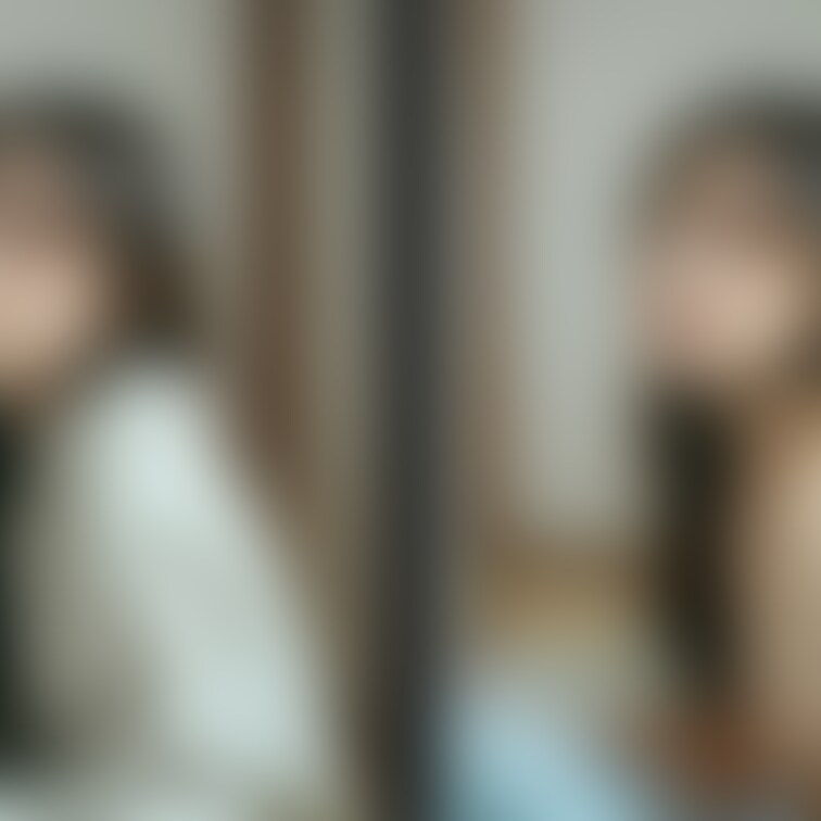 着衣と脱衣を並べた画像です。画像№1002