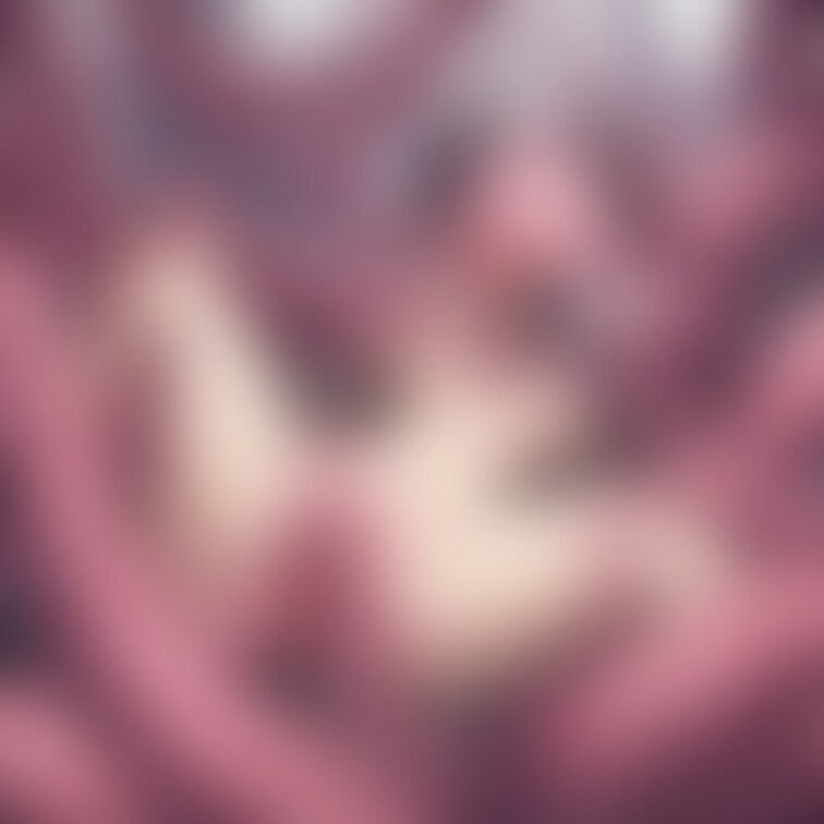 触手に襲われる女暗黒騎士