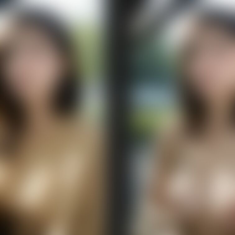 着衣と脱衣を並べた画像です。画像№432