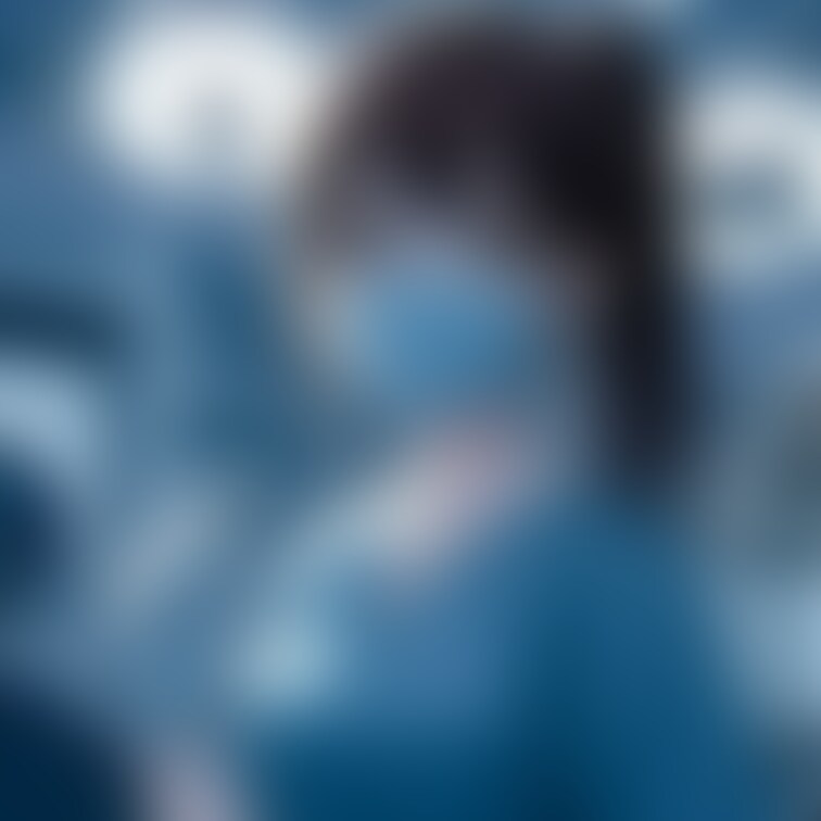アニメ、歯科医院、歯科女医、歯科衛生士、白衣、エプロン、手術着、マスク、ゴム手袋