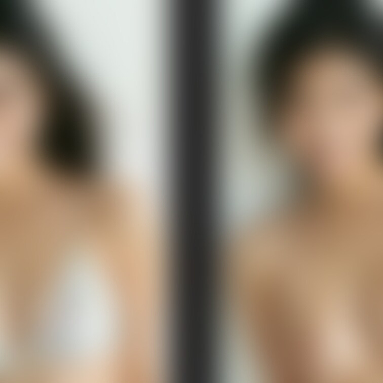 着衣と脱衣を並べた画像です。画像№574