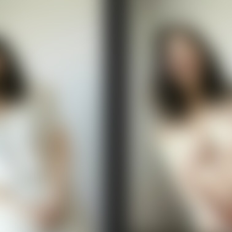着衣と脱衣を並べた画像です。画像№897