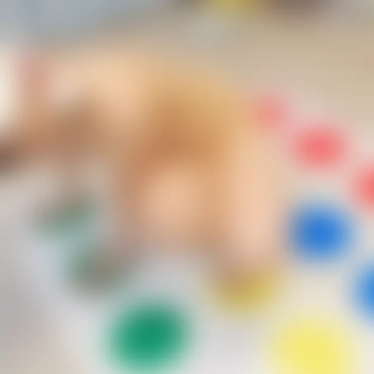 りこの豪邸全裸パーティーでの一コマ。一人ツイスターの真っ最中です。パーティーではいろんなゲームを取り入れてます。