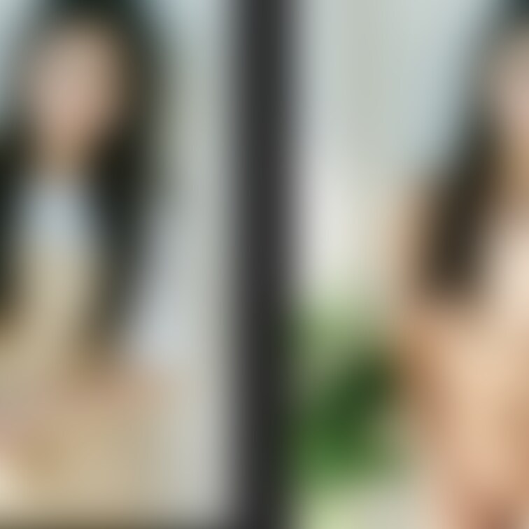 着衣と脱衣の並べた画像です    画像№1488