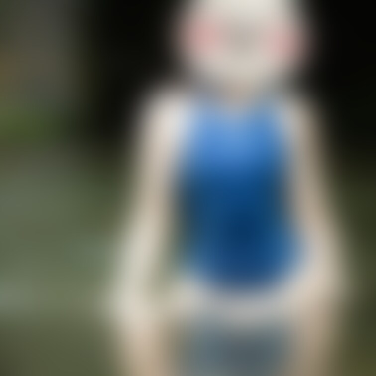 【3枚】
競泳水着で川遊び

3枚目は遊び疲れて寝てしまったところ
拡大して生地の質感をご確認ください❤