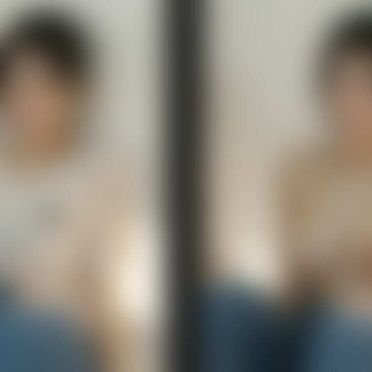 着衣と脱衣の並べた画像です 画像№1466