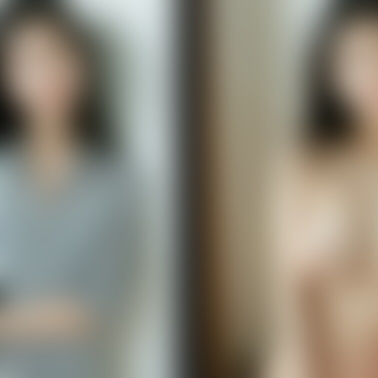 着衣と脱衣の並べた画像です    画像№1579
