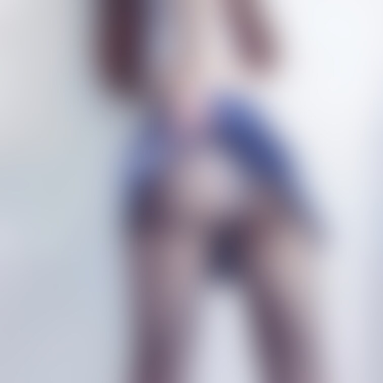 たくし上げ○○○さん 黒ストver.