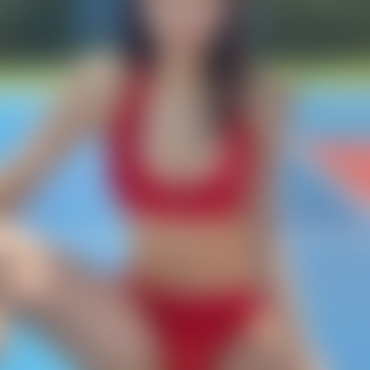 テニスコートでポーズ🎾
ゆきは運動苦手なんだよね😥