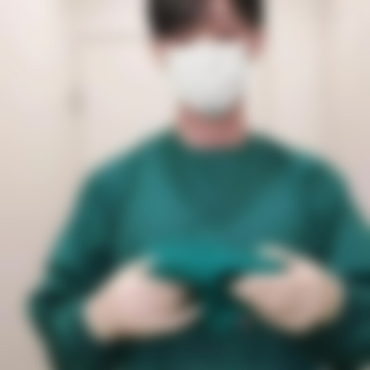 【着用動画】グリーンのオペ着💚