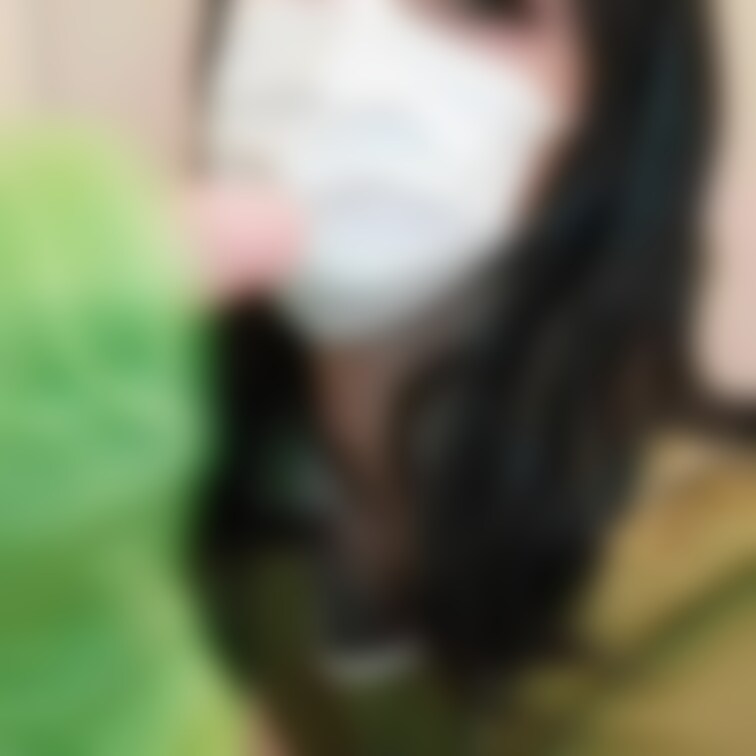 ゴム手袋コキとマスクフェラ💚💋