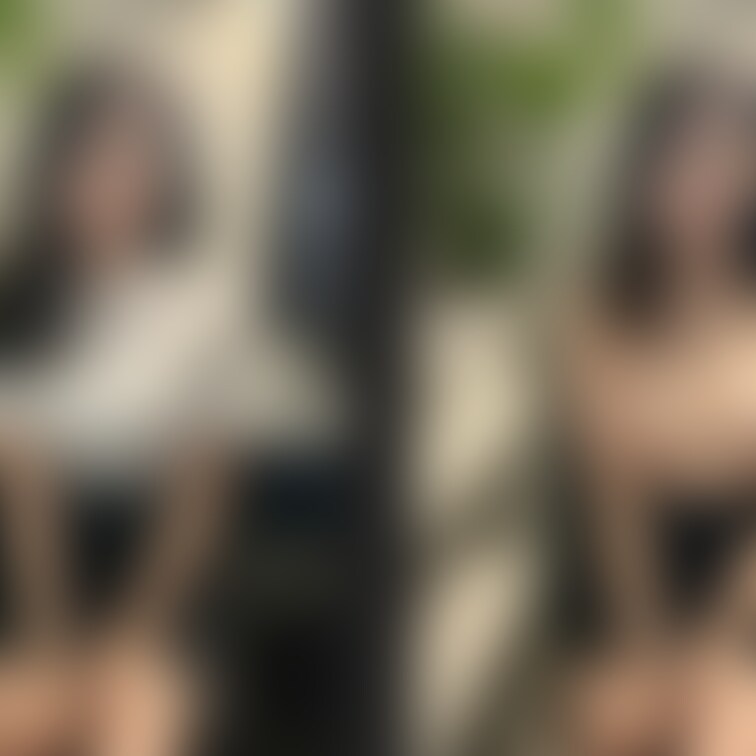 着衣と脱衣を並べた画像です。画像№230