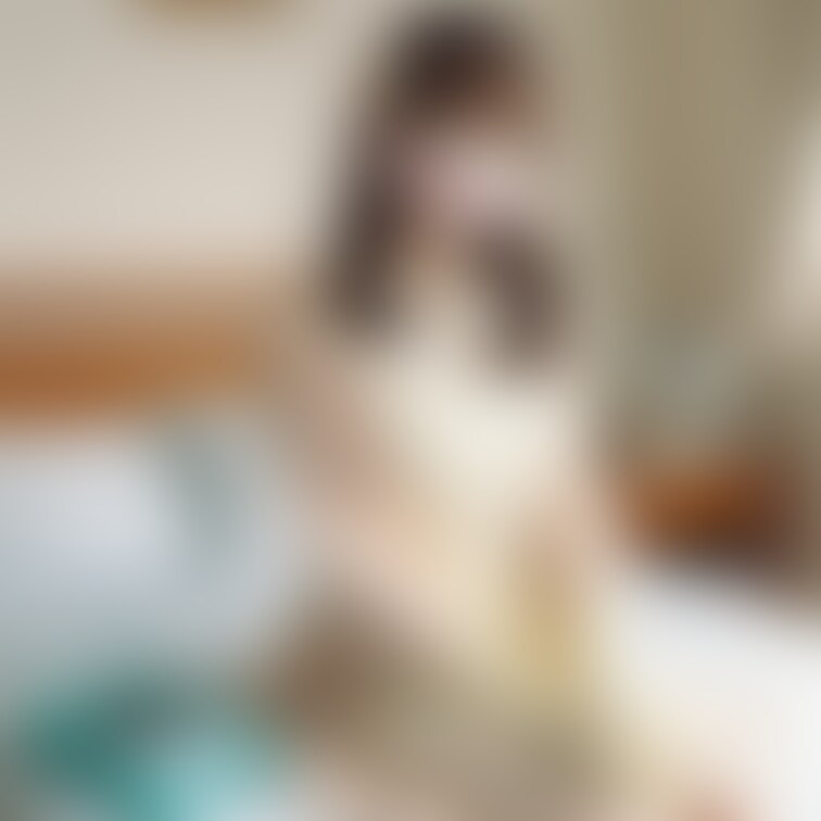 歯医者さんごっこ、自宅、彼女、白衣、エプロン、カーディガン、マスク、ゴム手袋